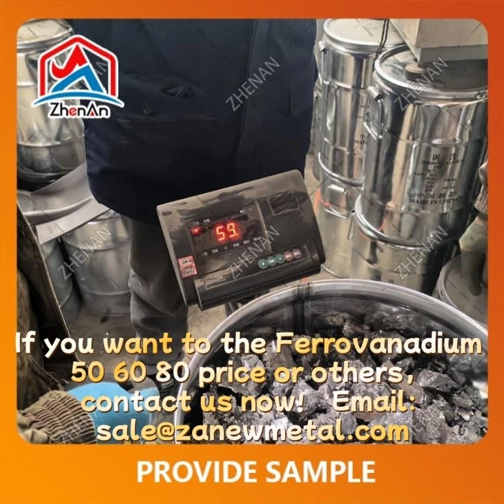 Ferrovanádio 50 pedaços 48-55%